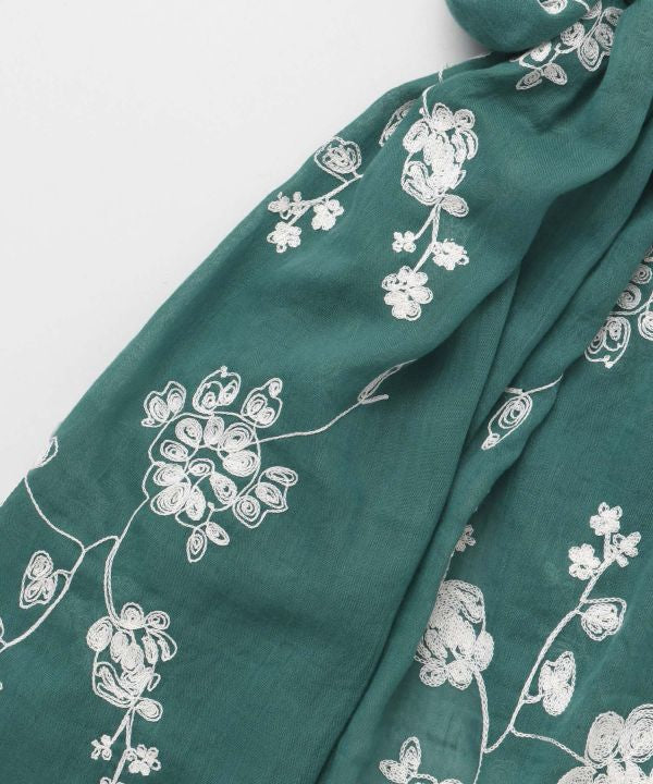 Floral Embroidery Large Stole