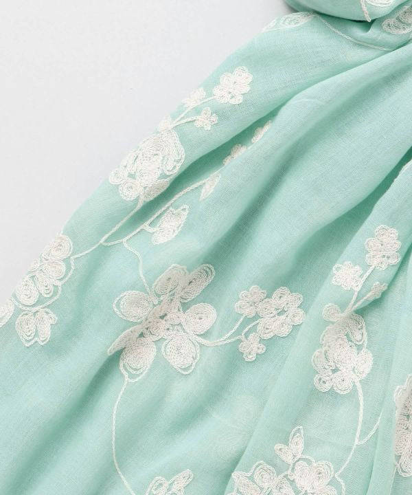 Floral Embroidery Large Stole