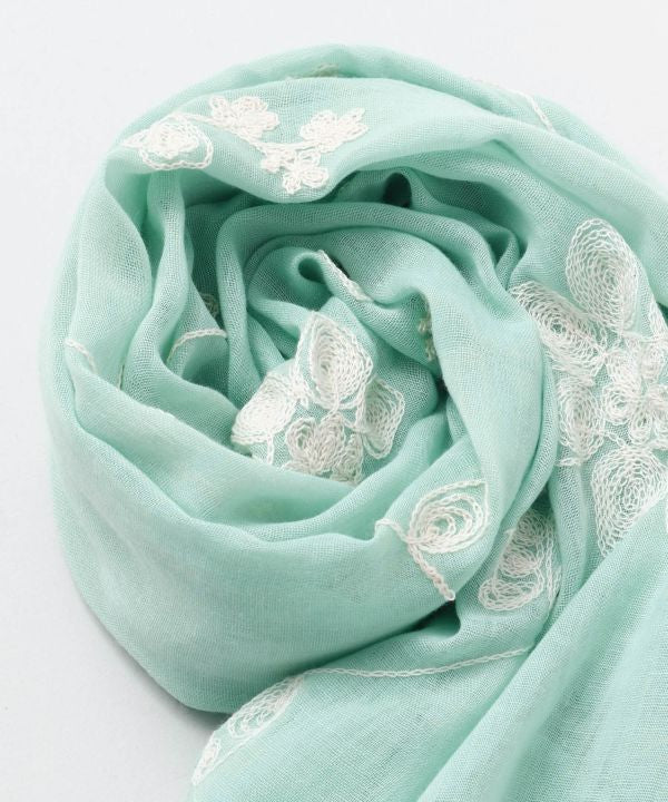 Floral Embroidery Large Stole