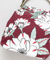 Convertible Floral GAMAGUCHI Clasp Bag