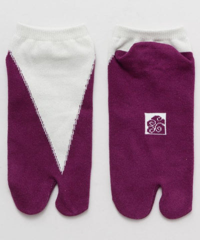 Japanese Bi Color TABI Socks 23-25cm