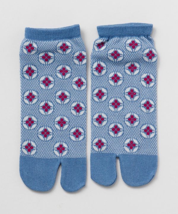 Moss Stitch TABI Ankle Socks 23-25cm - SEKKA