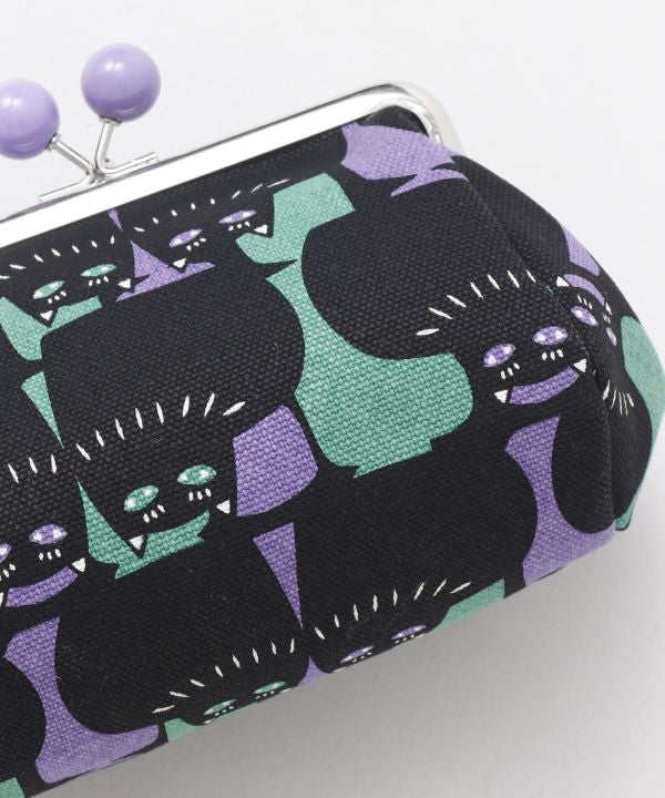 Retro Modern GAMAGUCHI Barrel Shaped Pouch