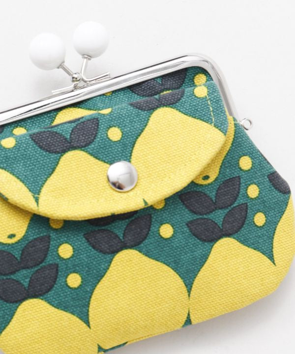 Retro Modern Double GAMAGUCHI Clasp Purse
