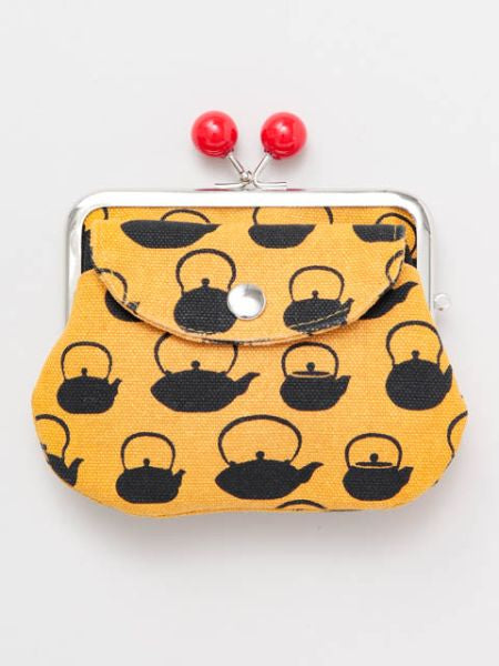 Retro Pattern HANPU GAMAGUCHI Twin Purse