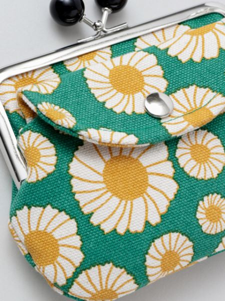 Retro Eastern Europe Motif Double GAMAGUCHI Clasp Purse