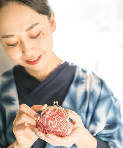 Summer Breeze GAMAGUCHI Clasp Coin Purse