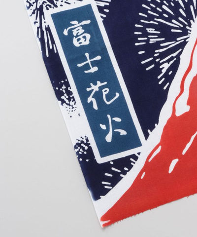 Handuk TENUGUI - Fuji x Fireworks Tenugui oleh Kaya - Ametsuchi