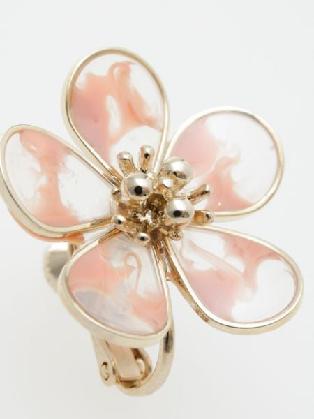 Gradient Color Flower Earrings