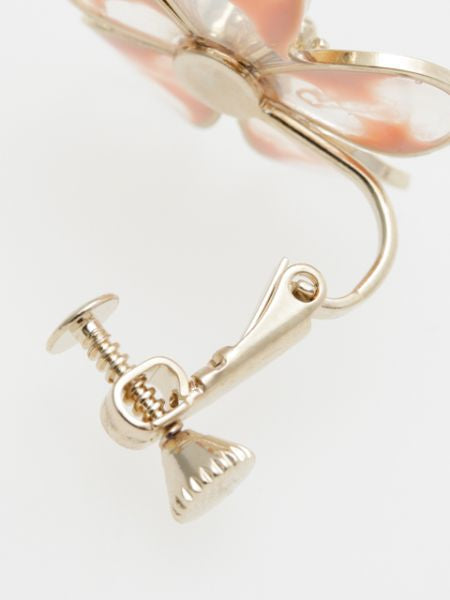 Gradient Color Flower Earrings