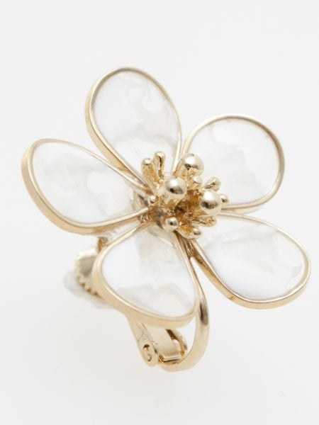 Gradient Color Flower Earrings