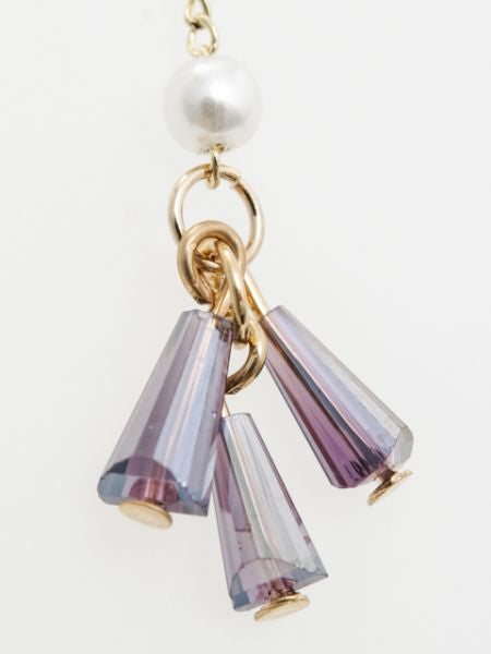 Wire Flower Tassel Earrings