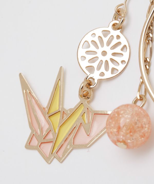 Pendientes de clip auspiciosos de KISSHO