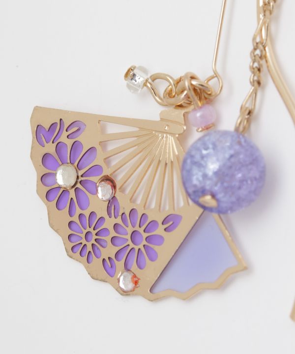 Pendientes de clip auspiciosos de KISSHO