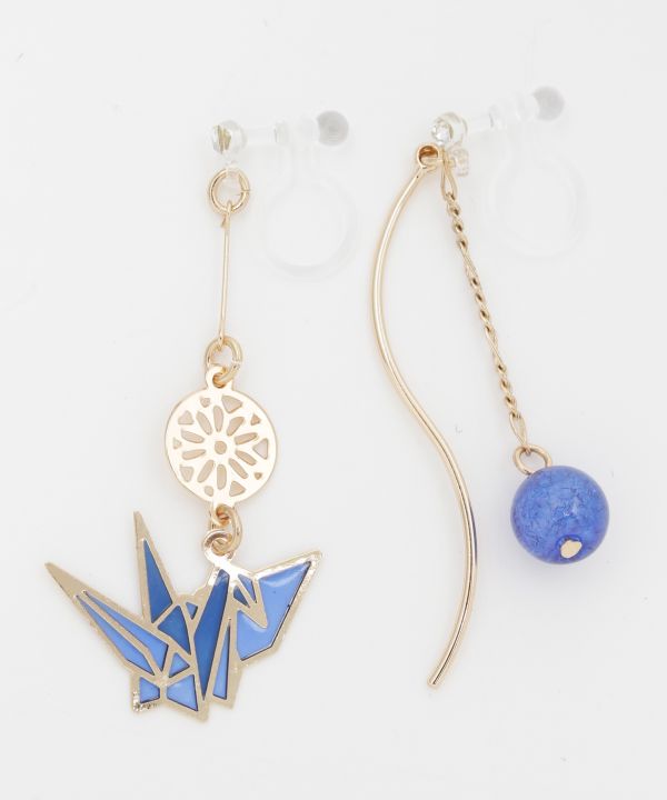 Pendientes de clip auspiciosos de KISSHO