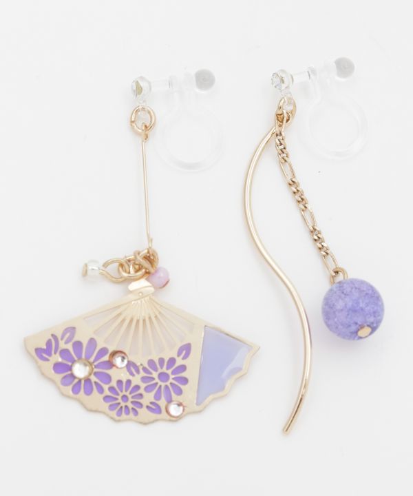 Pendientes de clip auspiciosos de KISSHO