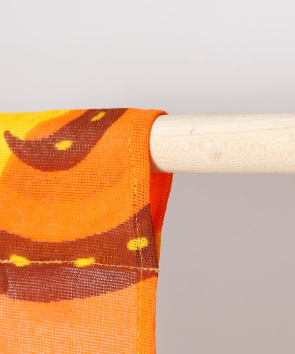 Trippy Sun & Moon NOREN Door Curtain Curtains by AMINA - Ametsuchi