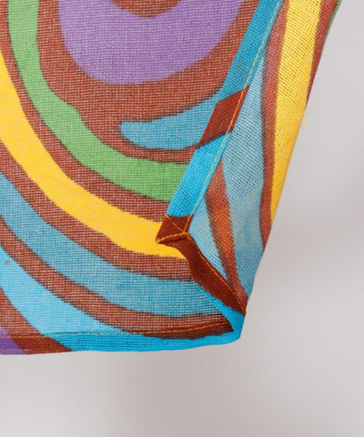 Trippy Sun & Moon NOREN Door Curtain Curtains by AMINA - Ametsuchi