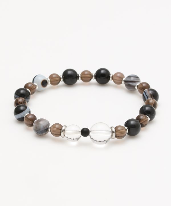 SHOUSHA - 8mm Eye Agate Bracelet Bangles & Bracelets by 岩座 - Ametsuchi
