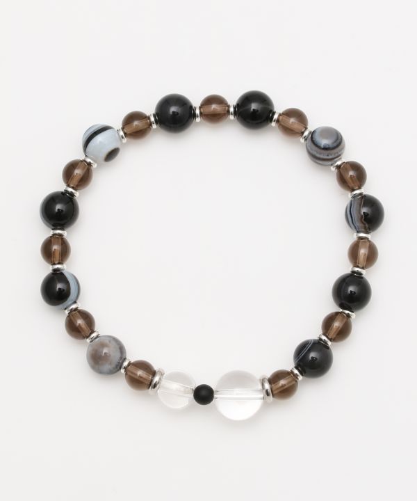 SHOUSHA - 8mm Eye Agate Bracelet Bangles & Bracelets by 岩座 - Ametsuchi
