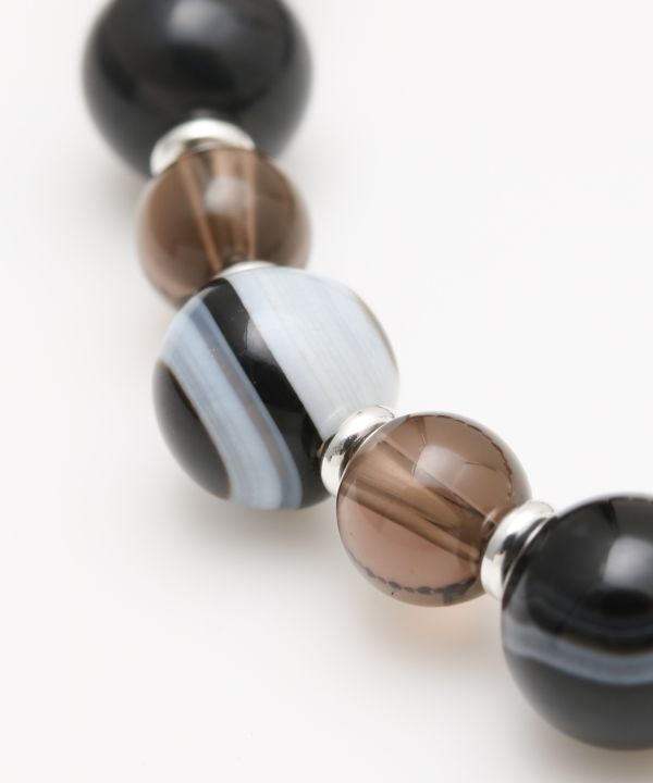 SHOUSHA - 8mm Eye Agate Bracelet Bangles & Bracelets by 岩座 - Ametsuchi