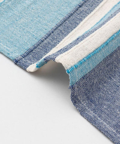 Striped Multi Cloth Bed Cover - Single