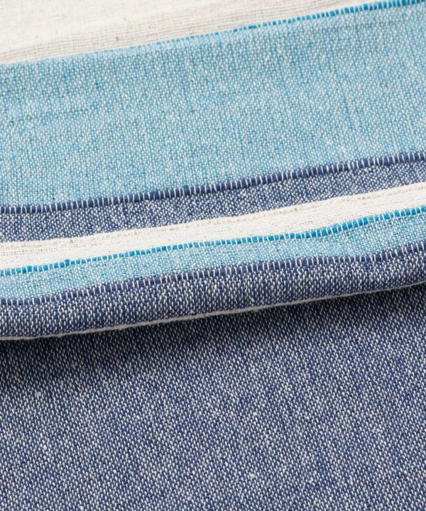 Striped Multi Cloth Bed Cover - Single