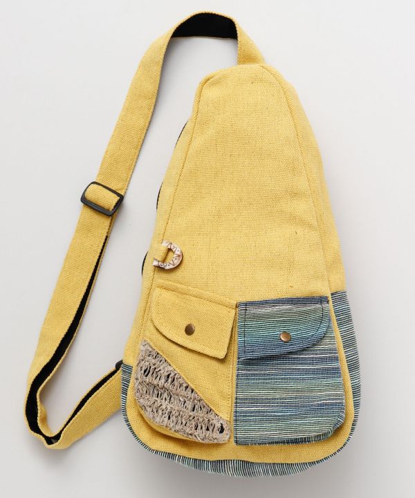 Hand Woven Cotton One Shoulder Bag