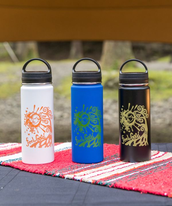 Sun Moon Stainless Steel Water Bottle