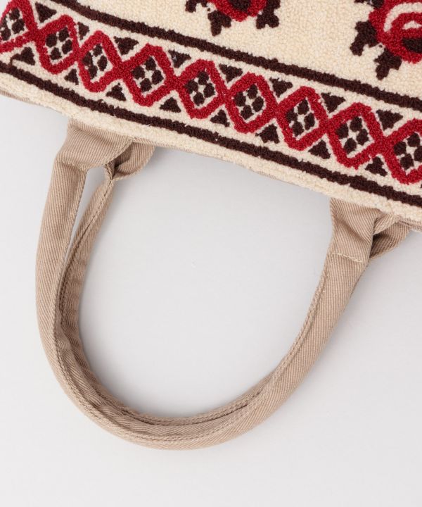 Chenille Embroidery Small Hand Bag