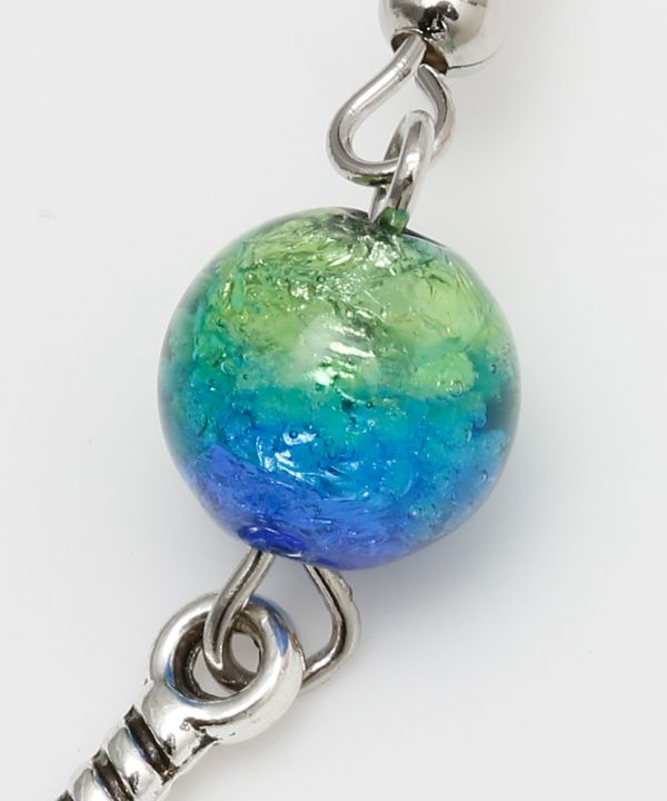 Luminous HOTARUDAMA x Feather Earrings