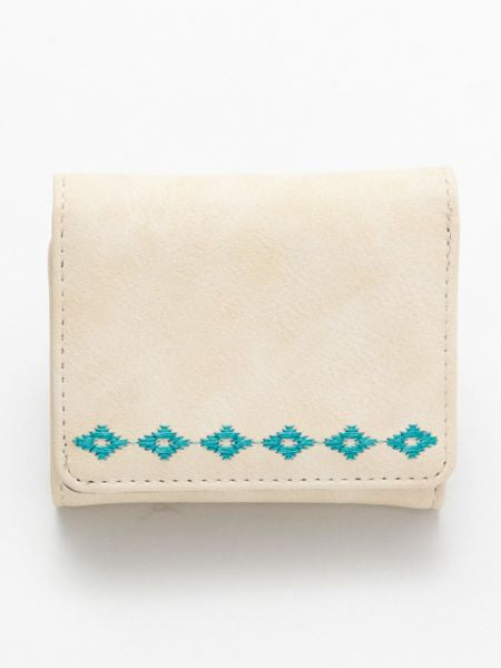 Trifold Embroidery Wallet