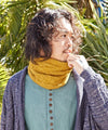Paisley Jacquard Knit Versatile Snood
