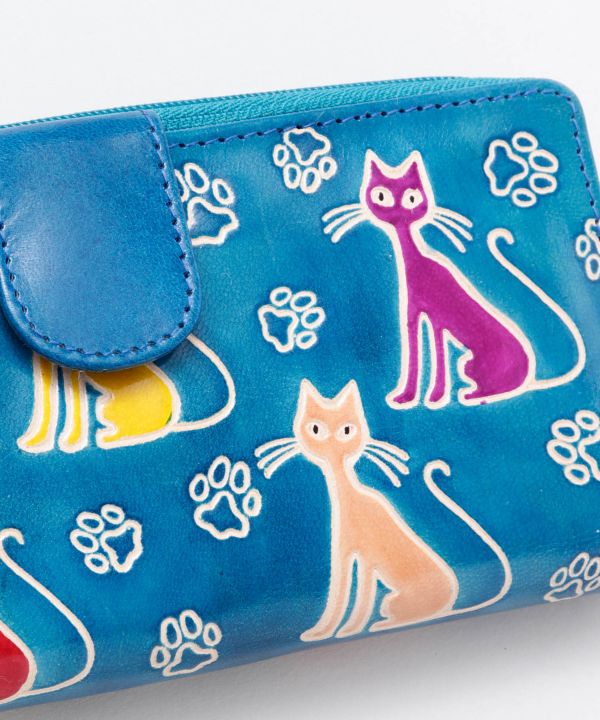 SANTINI Leather Long Wallet