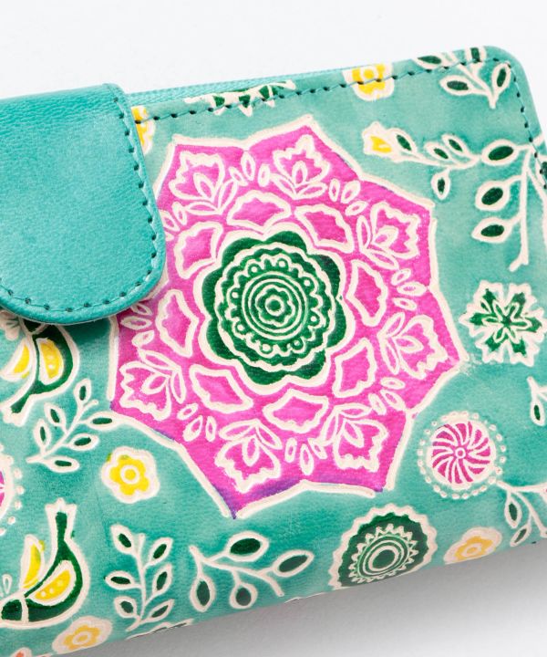 SANTINI Leather Long Wallet