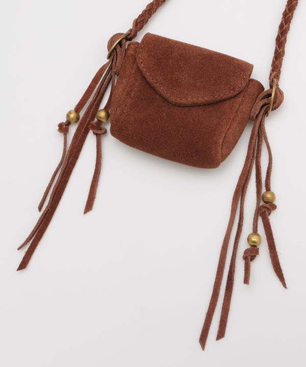 Leather Pouch Necklace