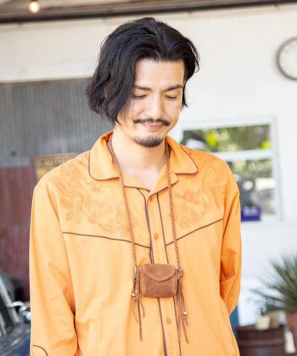 Leather Pouch Necklace