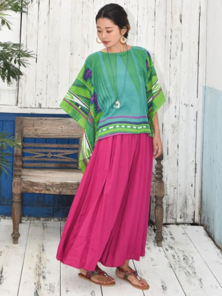 Plain Wide Leg Pants