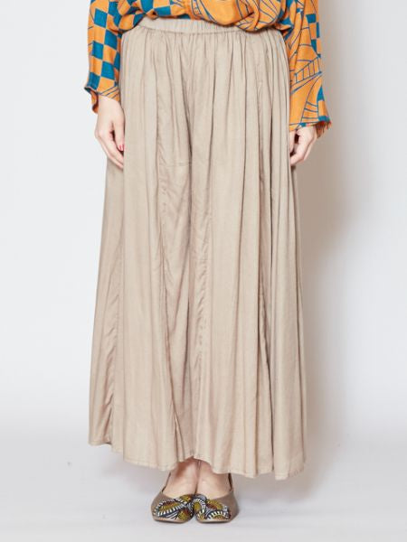 Plain Wide Leg Pants