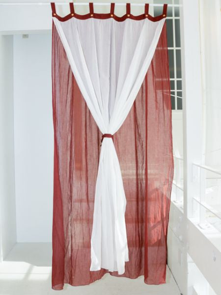 Layered Gauze Cotton Curtain 200cm