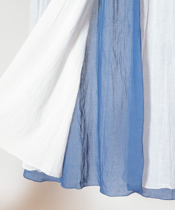 Layered Gauze Cotton NOREN Door Curtain