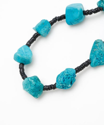 Turquoise x Shell Beaded Necklace
