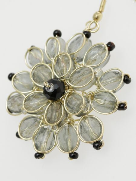 Glass Flower Earrings