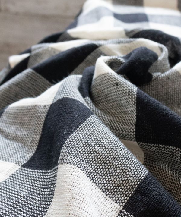 ETAWA Woven Cotton Plaid Multi Cloth L