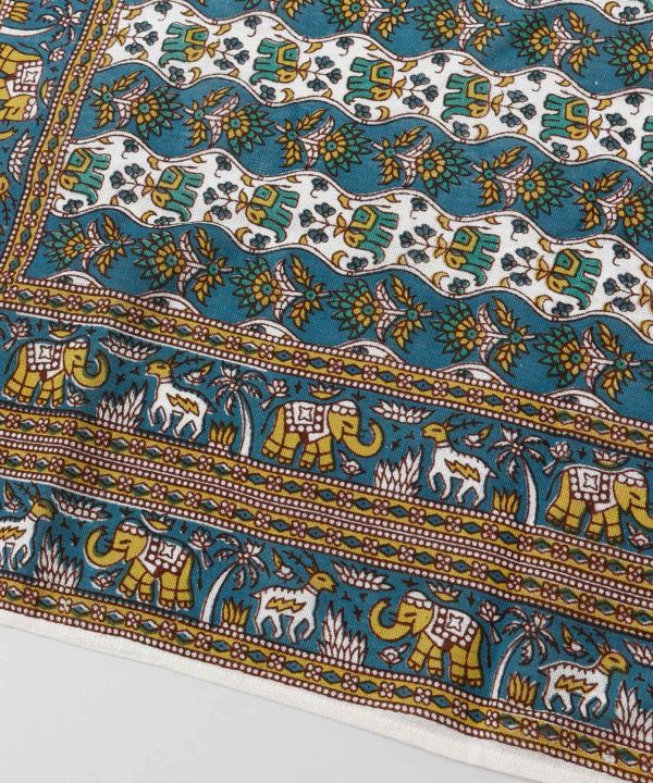 Traditional Indian Pattern Print Table Cloth Kitchen Goods by AMINA - Ametsuchi