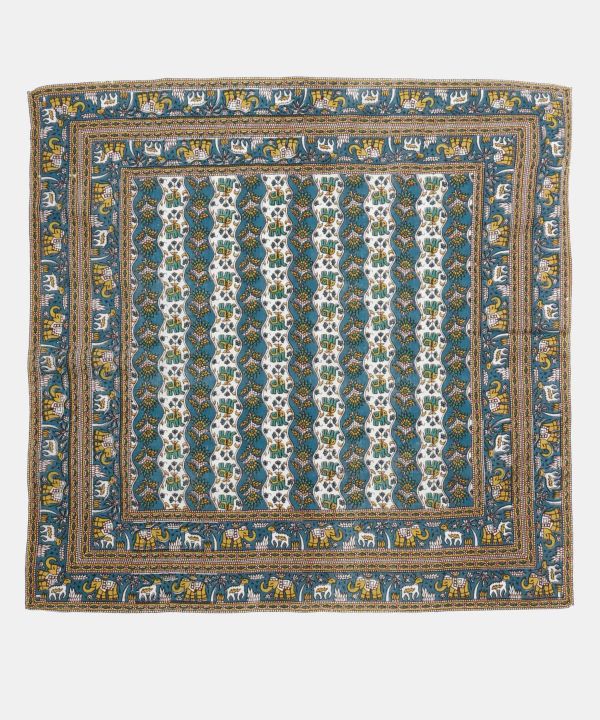 Traditional Indian Pattern Print Table Cloth Kitchen Goods by AMINA - Ametsuchi