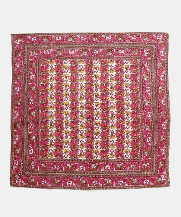 Traditional Indian Pattern Print Table Cloth Kitchen Goods by AMINA - Ametsuchi