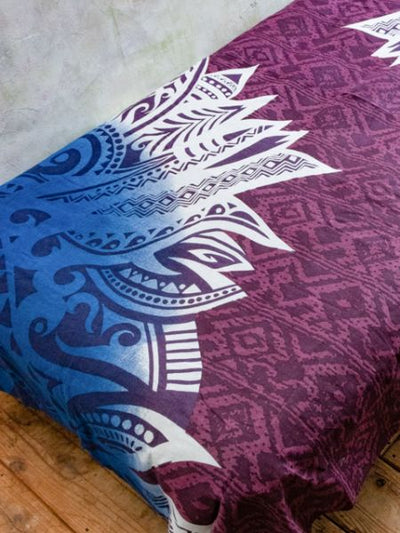 Navajo Feder Muster Bettdecke | Multi Tuch