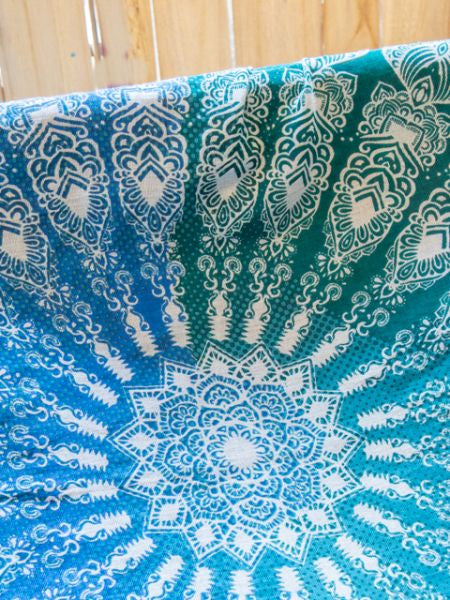 Mandala Chakra Color Multi Cloth | Bed Cover