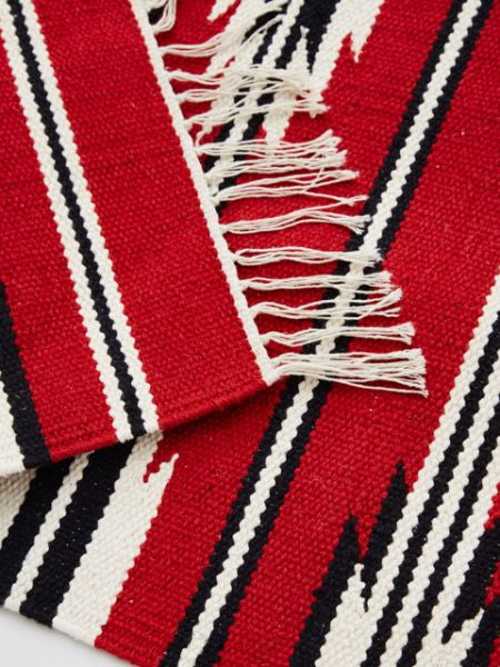 Hand Woven Geometric Pattern Rug - S